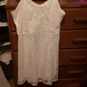 Xhilaration White Lace Sundress